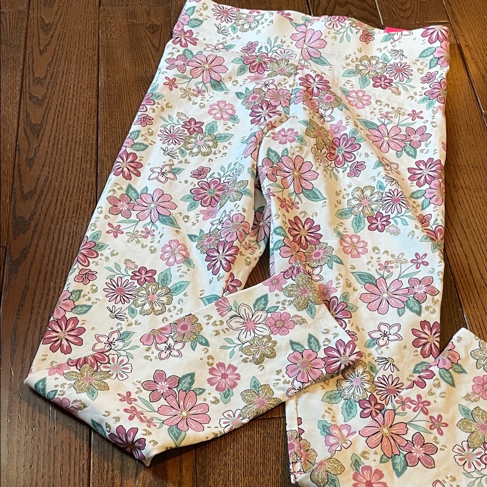 🔥 3/$25 - NWT - Floral Kids Leggings